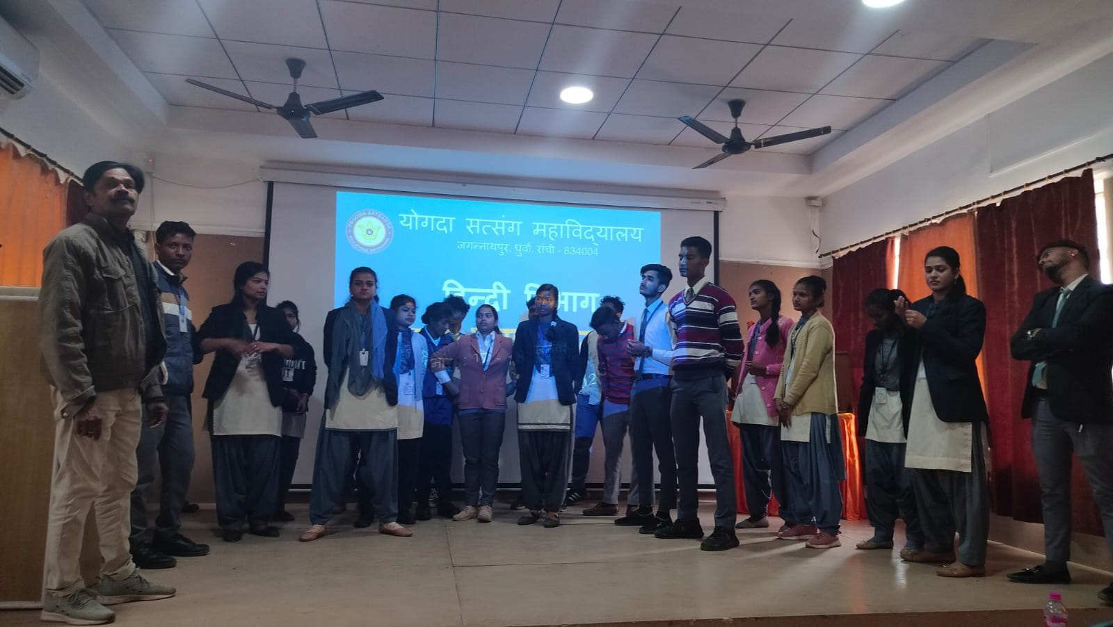 A two days workshop was organized by the Hindi Department